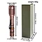 Outdoor waterproof flashlight